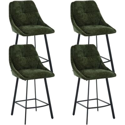 Wahson - Bar stools - Chenilla - 4-pack - Bar stools Wahson - Bar stools - Chenilla - 4-pack - Bar stools