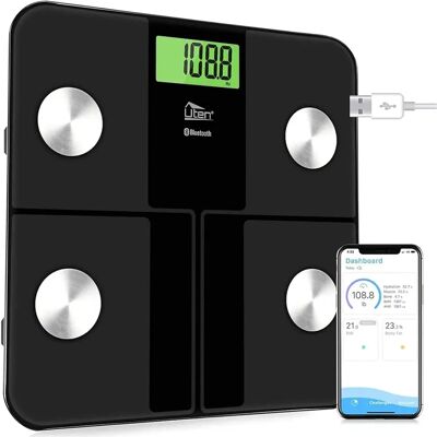 Uten Bluetooth Digital Weight Bathroom Scales - Body Composition Analyzer Uten Bluetooth Digital Weight Bathroom Scales - Body Composition Analyzer