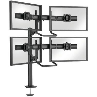 Chief K4G220B monitor mount - Supports 4 LCD screens - Fits desks up to 24" - Black Chief K4G220B monitor mount - Supports 4 LCD screens - Fits desks up to 24" - Black