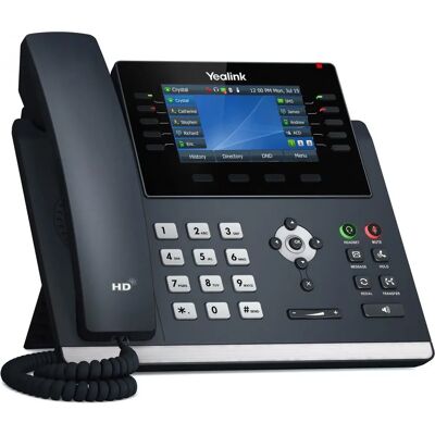 Yealink T46U IP Phone - Grey - Supports Zero Touch Provisioning - 4.3-inch LCD - Business Yealink T46U IP Phone - Grey - Supports Zero Touch Provisioning - 4.3-inch LCD - Business