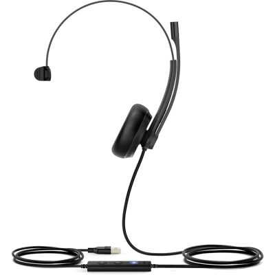 Auriculares de oficina Yealink UH34-MONO-TEAMS Auriculares de oficina Yealink UH34-MONO-TEAMS