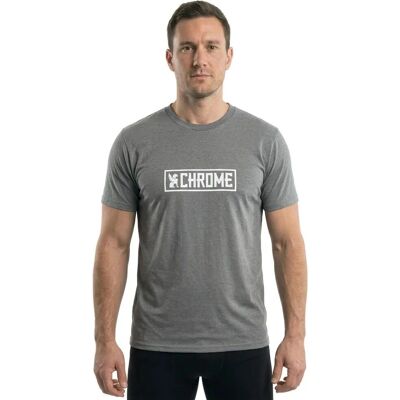 T-Shirt Horizontal Border Chrome Homme - Gris - S - Publicité T-Shirt Horizontal Border Chrome Homme - Gris - S - Publicité