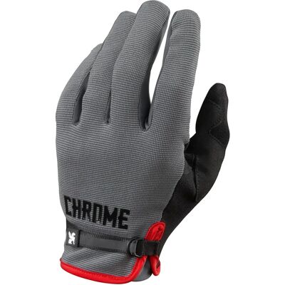 Guanti da ciclismo Chrome 2.0 - Grigio - Unisex - Leggeri, Traspiranti, Touchscreen Guanti da ciclismo Chrome 2.0 - Grigio - Unisex - Leggeri, Traspiranti, Touchscreen