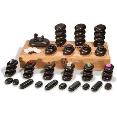 Master Massage - Deluxe Professional - Set di Pietre da Massaggio Master Massage - Deluxe Professional - Set di Pietre da Massaggio
