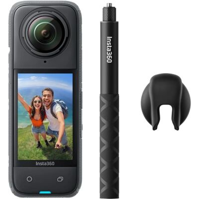 Caméra d’action Insta360 X4 - Vidéo 8K 360°, HDR, Étanche - Publicité Caméra d’action Insta360 X4 - Vidéo 8K 360°, HDR, Étanche - Publicité