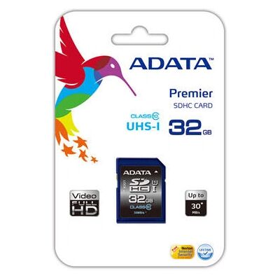 ADATA Premier SDHC UHS-I U1 Klasa 10 32GB - Karta pamięci ADATA Premier SDHC UHS-I U1 Klasa 10 32GB - Karta pamięci