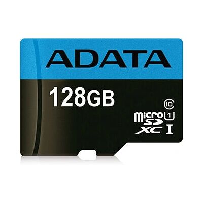 ADATA Premier 128 GB MicroSDXC UHS-I Osztály 10 - Memóriakártya ADATA Premier 128 GB MicroSDXC UHS-I Osztály 10 - Memóriakártya
