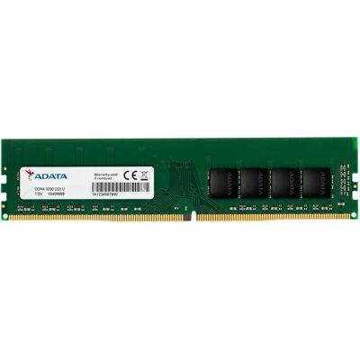 ADATA AD4U32008G22-SGN 8 GB DDR4 3200 MHz Geheugenmodule ADATA AD4U32008G22-SGN 8 GB DDR4 3200 MHz Geheugenmodule