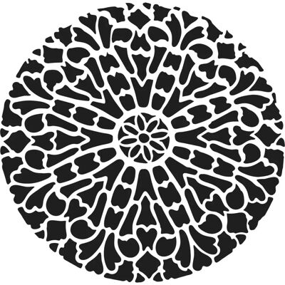 Le pochoir The Crafters Workshop 6x6 Ancien Grille Circulaire - Pochoir Le pochoir The Crafters Workshop 6x6 Ancien Grille Circulaire - Pochoir