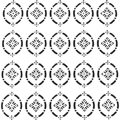 The Crafters Workshop 6x6 Stencil Pointelle - Stencil The Crafters Workshop 6x6 Stencil Pointelle - Stencil