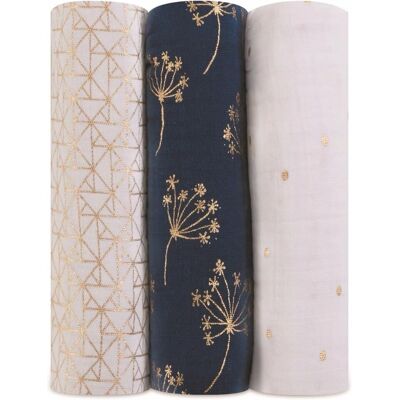 Aden + Anais Cotton Muslin Baby Swaddle Blanket - Multi-purpose Aden + Anais Cotton Muslin Baby Swaddle Blanket - Multi-purpose