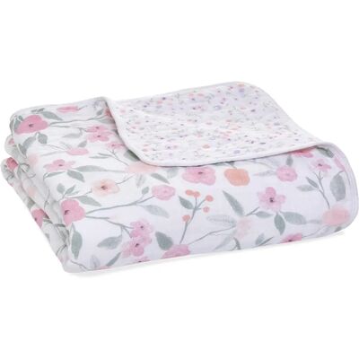 aden + anais Dream blanket Ma Fleur - 120 x 120 cm - Couverture - Publicité aden + anais Dream blanket Ma Fleur - 120 x 120 cm - Couverture - Publicité