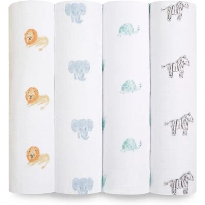 Aden + Anais Bio-Baumwoll Muslin - Animal Kingdom Aden + Anais Bio-Baumwoll Muslin - Animal Kingdom