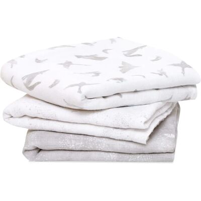 aden + anais Bio-Baumwolle Musselintücher - 3er-Pack aden + anais Bio-Baumwolle Musselintücher - 3er-Pack