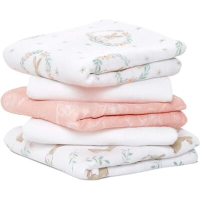 aden + anais - EMSC50015 - Multicolour Cotton - Burp Cloth aden + anais - EMSC50015 - Multicolour Cotton - Burp Cloth