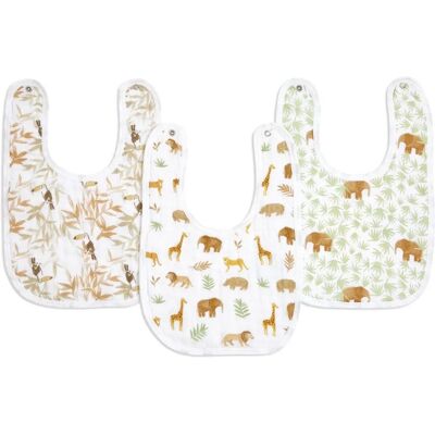 aden + anais ESNC30020 - pack de 3 bavoirs coton muslin simple - Bavoir bébé - Publicité aden + anais ESNC30020 - pack de 3 bavoirs coton muslin simple - Bavoir bébé - Publicité