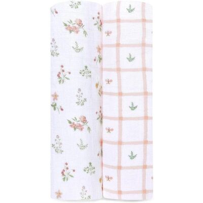 aden + anais Babydecke - Baumwoll Musselin, 112x112 cm, 2er-Pack aden + anais Babydecke - Baumwoll Musselin, 112x112 cm, 2er-Pack