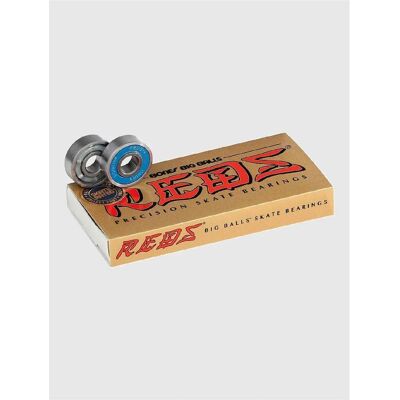 Bones Bones Big Ball Reds Roulements - Pack de 8 Skateboard - Publicité Bones Bones Big Ball Reds Roulements - Pack de 8 Skateboard - Publicité