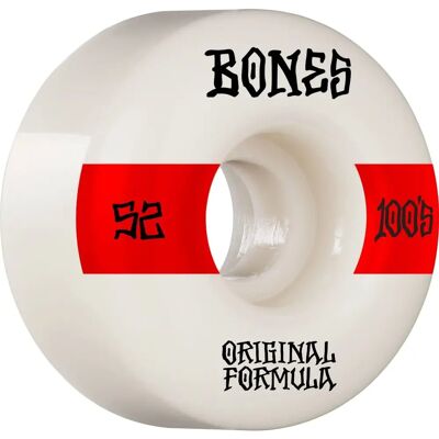 Roues de Skate Bones Blanc V4 Wide 52mm - Performance en rue - Publicité Roues de Skate Bones Blanc V4 Wide 52mm - Performance en rue - Publicité