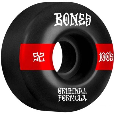 Bones V4 Skateboardhjul - Svart 52mm 100A 4-pack Bones V4 Skateboardhjul - Svart 52mm 100A 4-pack
