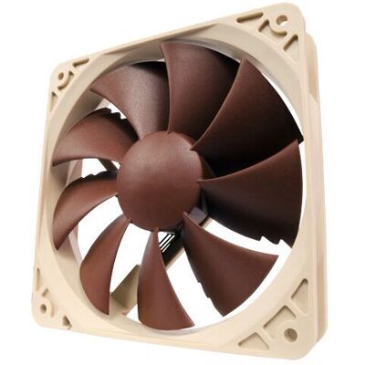 Noctua NF-P12 PWM - 120x120x25 mm - Brun/Vit - 1300 RPM - Fläkt Noctua NF-P12 PWM - 120x120x25 mm - Brun/Vit - 1300 RPM - Fläkt