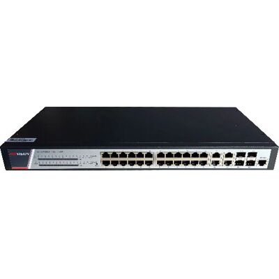 Hikvision DS-3E2528P(B) - 24 puertos PoE - Capa 3 - Switch de red Hikvision DS-3E2528P(B) - 24 puertos PoE - Capa 3 - Switch de red