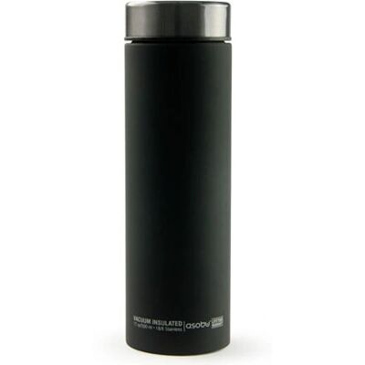Asobu Le Baton Reisbeker - 500 ml - Zwart Asobu Le Baton Reisbeker - 500 ml - Zwart