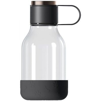 Asobu schwarze Wasserflasche mit Hundeschüssel - 1,5L Asobu schwarze Wasserflasche mit Hundeschüssel - 1,5L