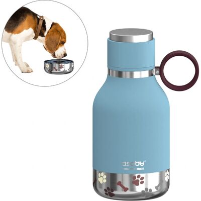 Asobu Hundenapfenschale - Edelstahlflasche - Schwarz - Hundeschale & Wasserflasche Asobu Hundenapfenschale - Edelstahlflasche - Schwarz - Hundeschale & Wasserflasche