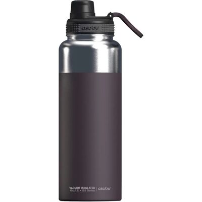 Asobu Mighty Alpine Flask - Isolierte Edelstahl Outdoorflasche 1,2L Burgunderrot Asobu Mighty Alpine Flask - Isolierte Edelstahl Outdoorflasche 1,2L Burgunderrot