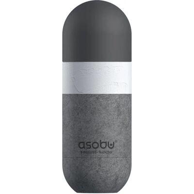 Asobu Orb Stainless Steel Thermo Flask - 420ml - Grey - Drink Bottle Asobu Orb Stainless Steel Thermo Flask - 420ml - Grey - Drink Bottle