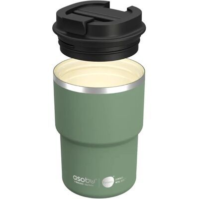 Termos podróżny Asobu Coffee Express Basil Green - Kubek Termos podróżny Asobu Coffee Express Basil Green - Kubek