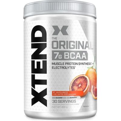 Xtend Włoski Krwisty Pomarańcz BCAA - 456g - Wsparcie w regeneracji i wytrzymałości Xtend Włoski Krwisty Pomarańcz BCAA - 456g - Wsparcie w regeneracji i wytrzymałości