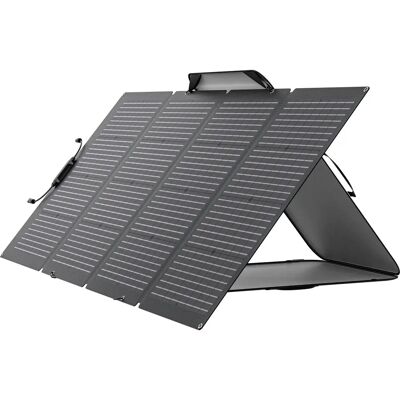 EcoFlow 220W Monokristallines Solarmodul - Bifacial, langlebig, verstellbar - Solarpanel EcoFlow 220W Monokristallines Solarmodul - Bifacial, langlebig, verstellbar - Solarpanel