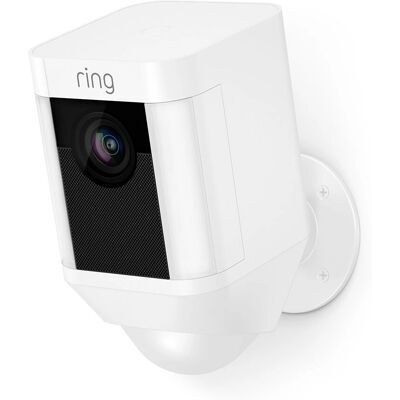 Caméra de Sécurité à Batterie Blanche Ring - Extérieur 1080HD - Mur Caméra de Sécurité à Batterie Blanche Ring - Extérieur 1080HD - Mur