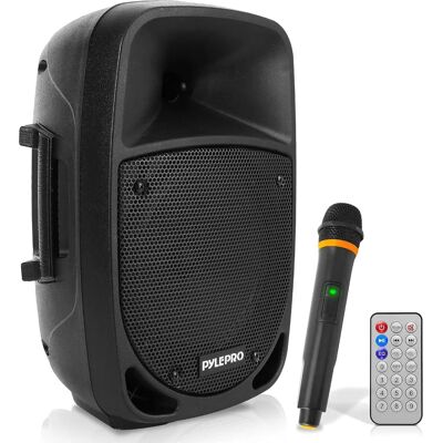 Pyle Home PSBT85A Tragbarer Bluetooth-Lautsprecher mit Mikrofon - Schwarz Pyle Home PSBT85A Tragbarer Bluetooth-Lautsprecher mit Mikrofon - Schwarz