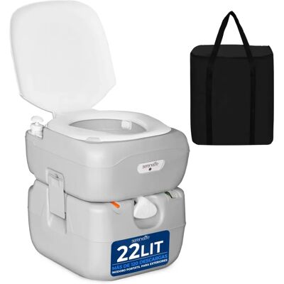 SereneLife SLCATL360 Inodoro Móvil - 22L - Camping SereneLife SLCATL360 Inodoro Móvil - 22L - Camping