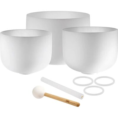 Set di Ciotole Cantanti di Cristallo Sonic Energy - 432Hz, Quarzo di Alta Purezza Set di Ciotole Cantanti di Cristallo Sonic Energy - 432Hz, Quarzo di Alta Purezza
