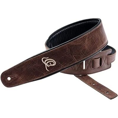Ortega Gitárszíj Vintage Barna - Állítható 70mm Bőr Ortega Gitárszíj Vintage Barna - Állítható 70mm Bőr