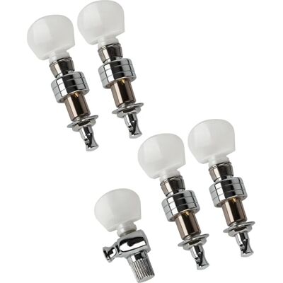 Ortega Guitars OTMBJDC-CR Biela-Chrómová - Banjo hangoló mechanizmusok Ortega Guitars OTMBJDC-CR Biela-Chrómová - Banjo hangoló mechanizmusok