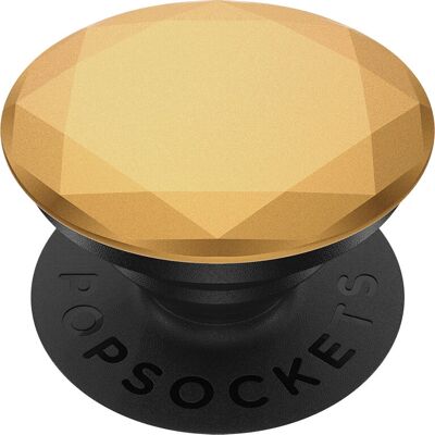 PopSockets Gold Diamant Medaillon Passiv Halter für Handy & Tablet PopSockets Gold Diamant Medaillon Passiv Halter für Handy & Tablet