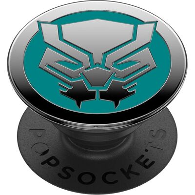 PopSockets PopGrip - Soporte y agarre expandible con parte superior intercambiable para teléfonos inteligentes y tablets - Pantera negra esmaltada - Accesorio para funda de móvil PopSockets PopGrip - Soporte y agarre expandible con parte superior intercambiable para teléfonos inteligentes y tablets - Pantera negra esmaltada - Accesorio para funda de móvil