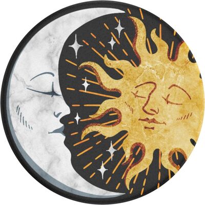 PopSockets Sol og Måne Orange Mobiltelefon Greb - Mobiltelefon Type PopSockets Sol og Måne Orange Mobiltelefon Greb - Mobiltelefon Type