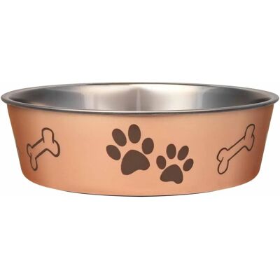 Bol pour chien en métal champagne Loving Pets - Grand Bol pour chien en métal champagne Loving Pets - Grand