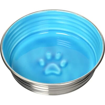 Loving Pets Le Bol Dog Bowl Seine Blue - Medium - 850ml Loving Pets Le Bol Dog Bowl Seine Blue - Medium - 850ml