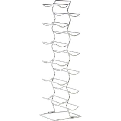 Amazon Basics wijnrek - 74 cm, chroom, 12 flessen - Wijnrek Amazon Basics wijnrek - 74 cm, chroom, 12 flessen - Wijnrek