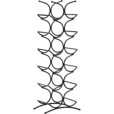 Amazon Basics Wine Rack - 12 Bottles - Black - 24.9x16x67.8cm Amazon Basics Wine Rack - 12 Bottles - Black - 24.9x16x67.8cm