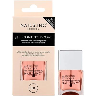 Nails Inc Retinol 45 Second Top Coat - Nail Polish Protector Nails Inc Retinol 45 Second Top Coat - Nail Polish Protector