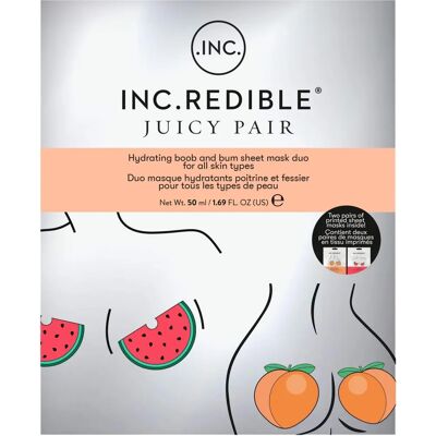 Nails Inc - Juicy Pair Nourishing Boob and Bum Mask Duo - Facial Mask Duo Nails Inc - Juicy Pair Nourishing Boob and Bum Mask Duo - Facial Mask Duo
