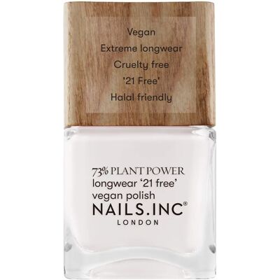 Nails Inc. Vernis à Ongles Végan - Longue durée, Plant Power, Free Time - Vernis - Publicité Nails Inc. Vernis à Ongles Végan - Longue durée, Plant Power, Free Time - Vernis - Publicité
